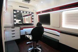 mobile hair salon and makeup studio