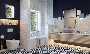 Blue Bathroom Tiles Design Ideas For