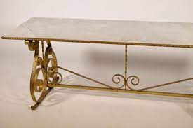 Wrought Iron Console Table 1930s