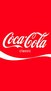 コカコーラのロゴがおしゃれなiphone壁紙coca
