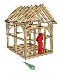 timber frame 9 x 12 playhouse shed