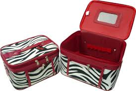 makeup case travel cosmetic train cases