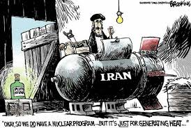 Risultati immagini per iran nuclear cartoon