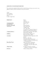 10 How To Write A Resume For College Job Resume Samples