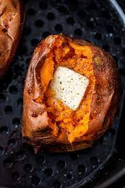 Recipe Air Fryer Baked Sweet Potato gambar png