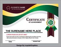 Encourage a child or student with academic achievement awards and certificates of excellence. Certificate Template Cdr Free Vector Templates Download Graphic Design Certificate Inqalabgraphics