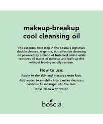 boscia makeup breakup cool cleansing