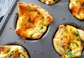 bacon cheddar spinach quiche cups