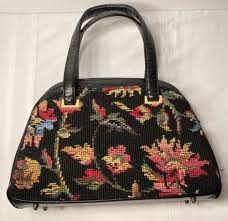 vine carpet bag black gem