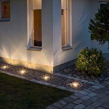 Recessed Floor Lights Outside Home