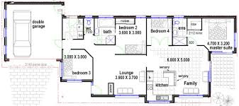 Narrow 4 Bedroom House Plan 167 Clm