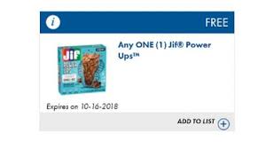free jif power ups bars from food lion