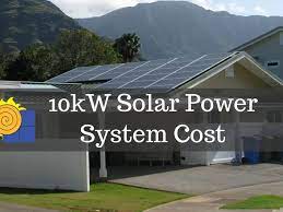 a 10kw solar power system cost