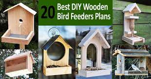 20 Best Diy Wooden Bird Feeders Plans