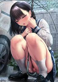Masturbating With Umbrella - Ecchi | HentaiPicsHub.com