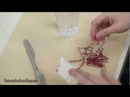 How To Stretch Silk Cord For Use In Jewelry Making Youtube