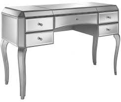 Deskmirror does the improbable, the implausible, the impossible, the imponderable. Metallic Silver Five Drawer Mirrored Desk From Pulaski Furnitureetc Com Ds 2254 550