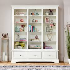 Grand Library Bookcase With 3 Drawers