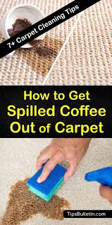 7 ways to get spilled coffee out of carpet