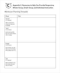 Individual Lesson Plan Template Word Writers Workshop Lesson Plan
