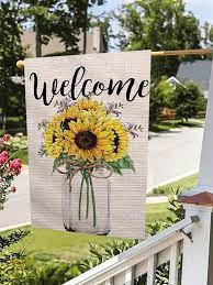 1pc Sunflower Cute Bee Design Garden