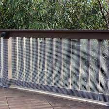 heavy duty outdoor deck netting 15 ft roll translucent white
