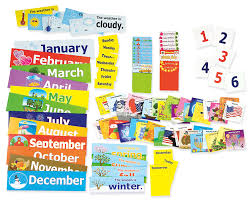 Calendar Weather Pocket Chart Best Educational Infant