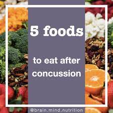 5 foods to eat after concussion
