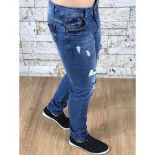 calça jeans masculina skinny com