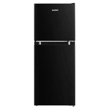 Mini Refrigerator In Black With Freezer