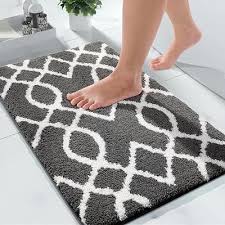 yimobra luxury fluffy bathroom rugs