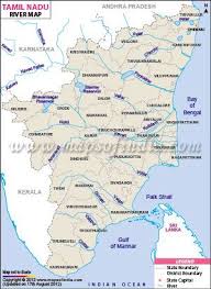 The krishna river is one of the longest rivers of india. River Maps Of Tamil Nadu Tamil Nadu Geography Map Map