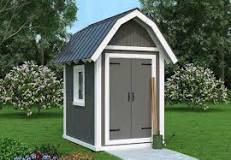 How do you determine the size of a shed?