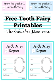 tooth fairy ideas and free printables