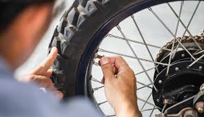 replacing motorcycle tires