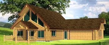 Aspen Chalet Log Cabin House Plan With