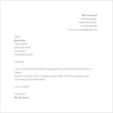 Letter Of Resignation Outline Letter Of Resignation Templates Word