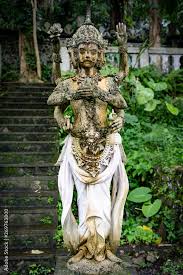 Traditional Balinese Hindu God Statue