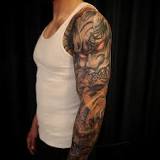 Image result for sleeve tattoo complete