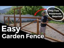 Build A Simple Garden Fence