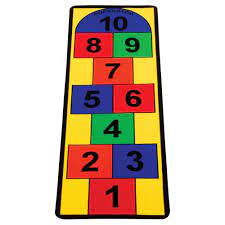 hopscotch play carpet