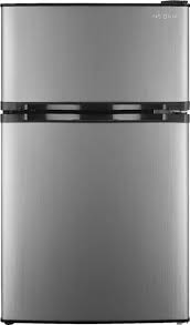 Top 5 family sized french door refrigerators of 2020. Insignia 3 0 Cu Ft Mini Fridge With Top Freezer Stainless Steel Ns Cf30ss9 Best Buy