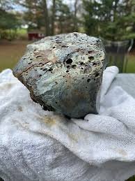 Blue Slag Glass Chunk Rock Aquarium