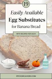 egg subsute for banana bread