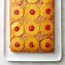 Pineapple Upside Down Cake With Margarine gambar png
