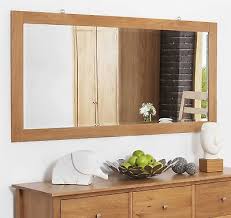 Edward Hopper Oak Wall Mirror Large