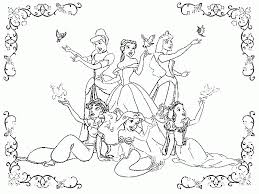 Sitting on a coral under water coloring page. Disney Princess Coloring Pages To Print Coloring Home