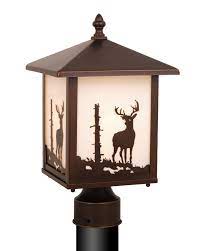 Canyon Outdoor Post Light Black