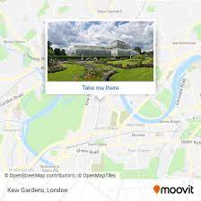 how to get to kew gardens by train bus