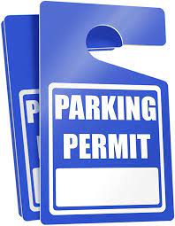 Amazon.com: MESS Large Thick Parking Pass Hangtags - Parking Permit Hang  Tag - Car Parking Tags for Parking Lot - Hanging Parking Permit - Permanent  or Temporary Car Tags for Rear View